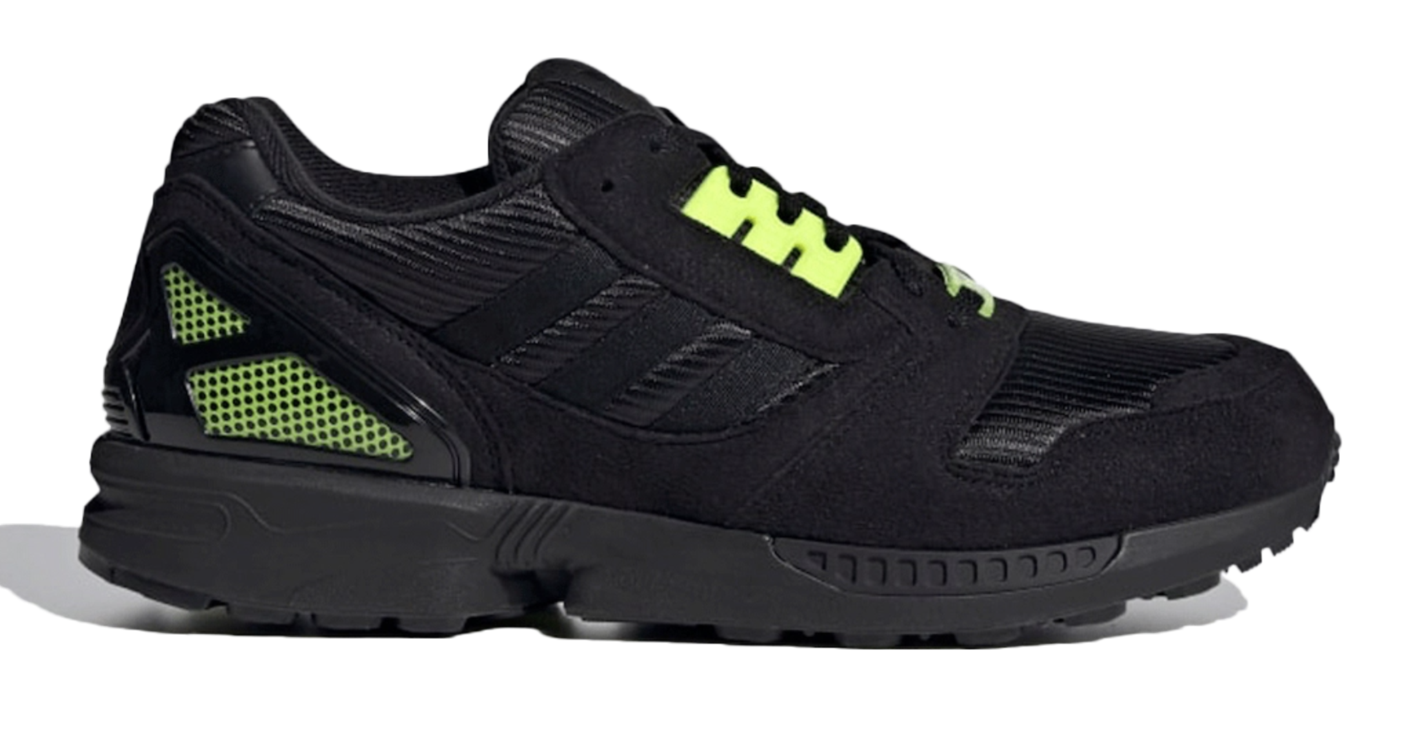 Adidas ZX 8000 Core Black Solar Yellow