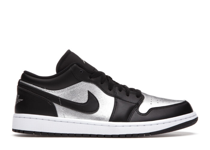 Air Jordan 1 Low SE Black Metallic Silver (W)