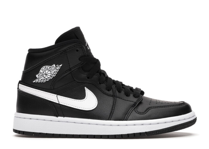 Air Jordan 1 Mid Black White (W)