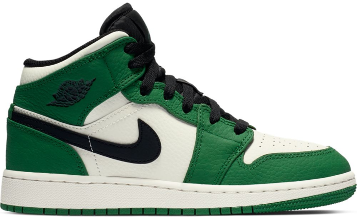 Air Jordan 1 Mid Pine Green (GS)