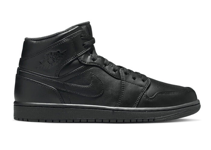 Air Jordan 1 Mid Triple Black (2022)
