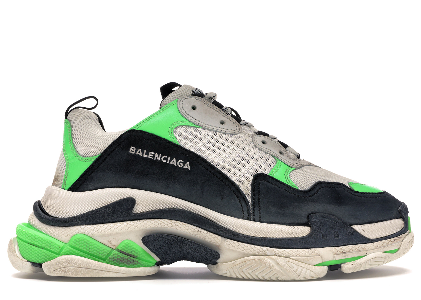 Balenciaga Triple S Mr. Porter Neon Green 2018