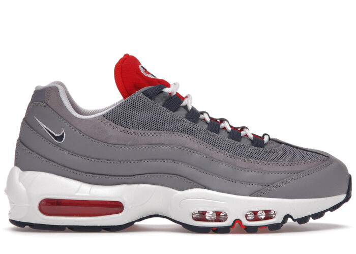 Nike Air Max 95 Grey Navy Crimson