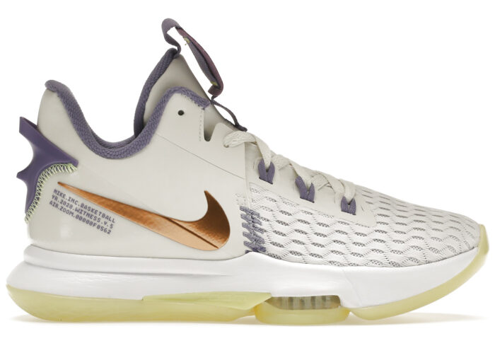 Nike LeBron Witness 5 Summit White Metallic Bronze