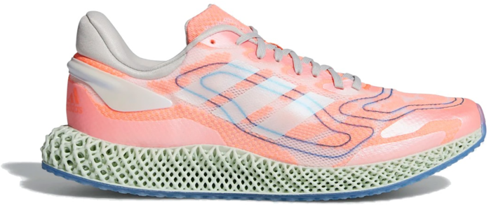 Adidas 4D Run 1.0 Cloud White Signal Coral