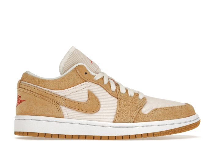 Air Jordan 1 Low SE Twine Orange Quartz Corduroy (W)