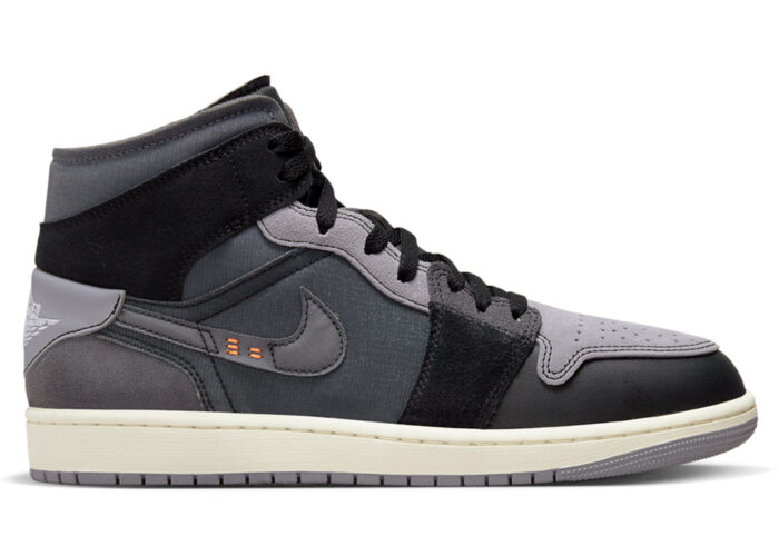 Air Jordan 1 Mid Craft Inside Out Black