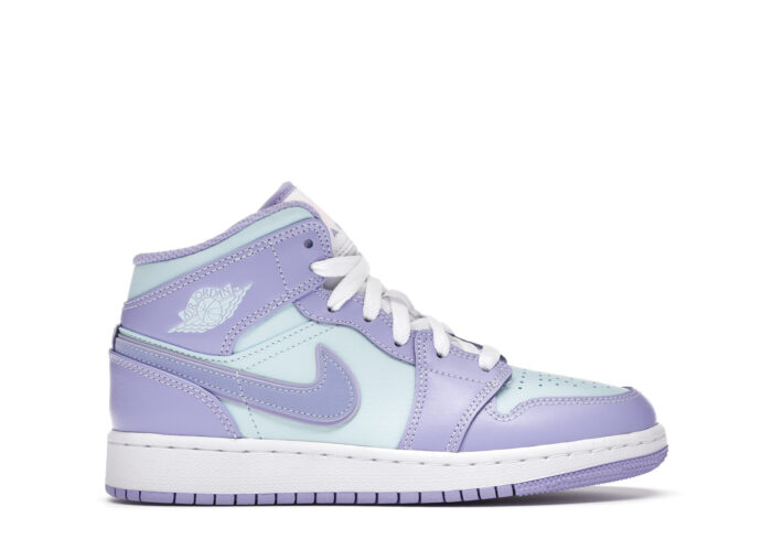 Air Jordan 1 Mid Purple Aqua (GS)