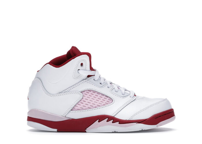 Air Jordan 5 Retro White Pink Red (PS)