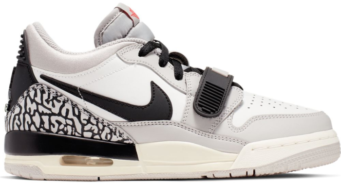 Air Jordan Legacy 312 Low Tech Grey Fire Red Black (GS)