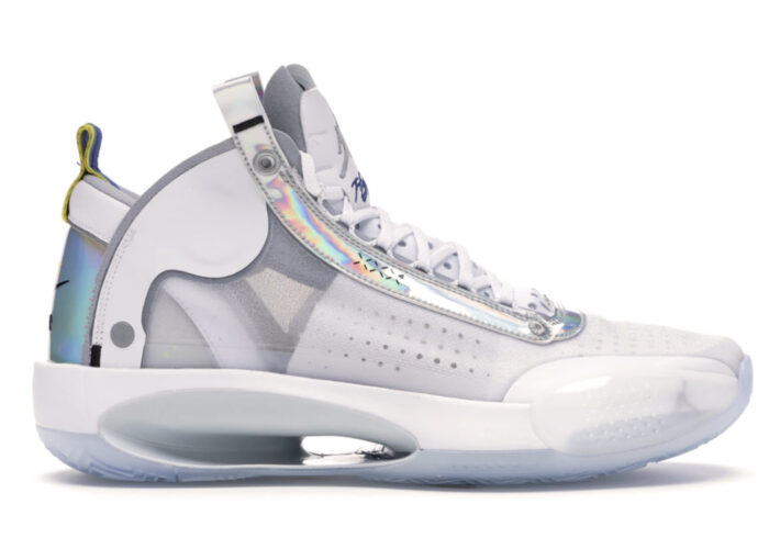 Air Jordan XXXIV White Metallic Silver