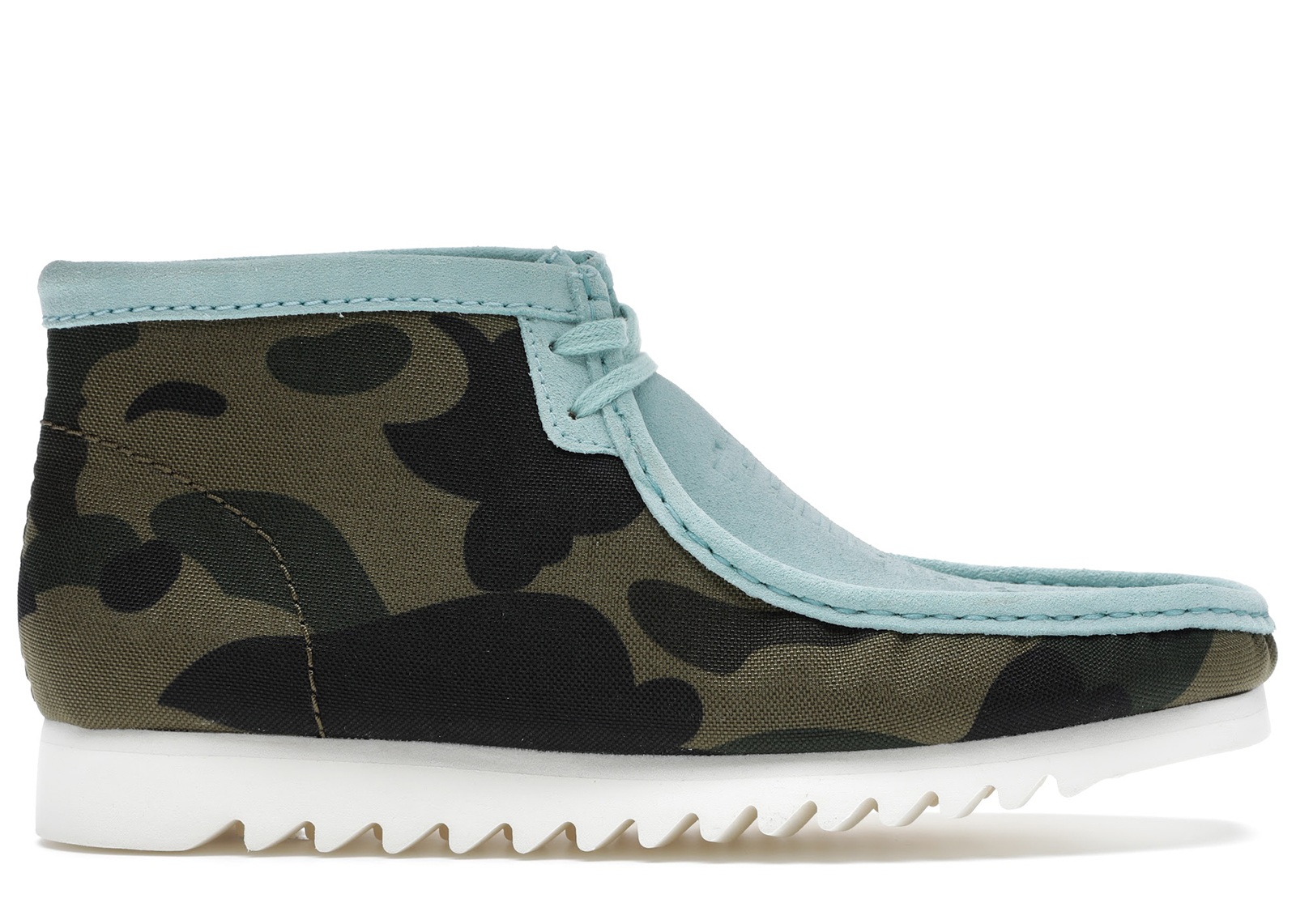 Clarks Originals Wallabee Bape Light Blue Combi