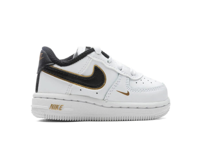 Nike Air Force 1 Low LV8 White Metallic Gold Black (TD)