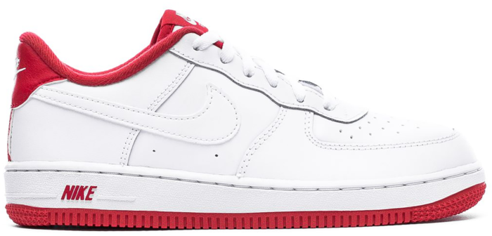 Nike Air Force 1 Low White University Red (PS)