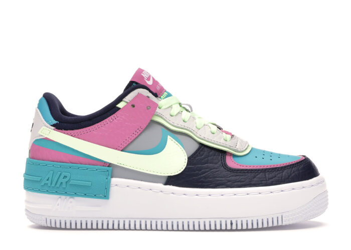Nike Air Force 1 Shadow Barely Volt Oracle Aqua (W)