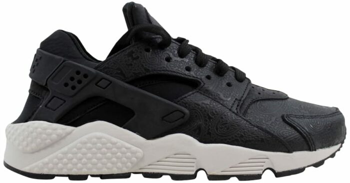 Nike Air Huarache Run Premium Black/Black-Light Bone (W)