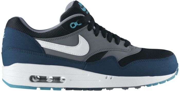 Nike Air Max 1 Black Mid Turquoise