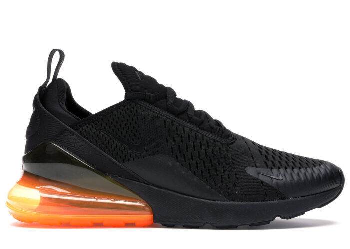 Nike Air Max 270 Black Total Orange