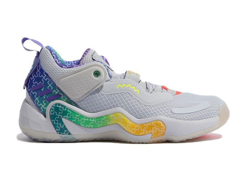 Adidas D.O.N. Issue #3 Grey Rainbow