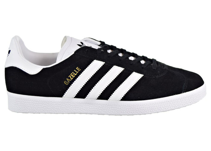 Adidas Gazelle Core Black Cloud White Gold