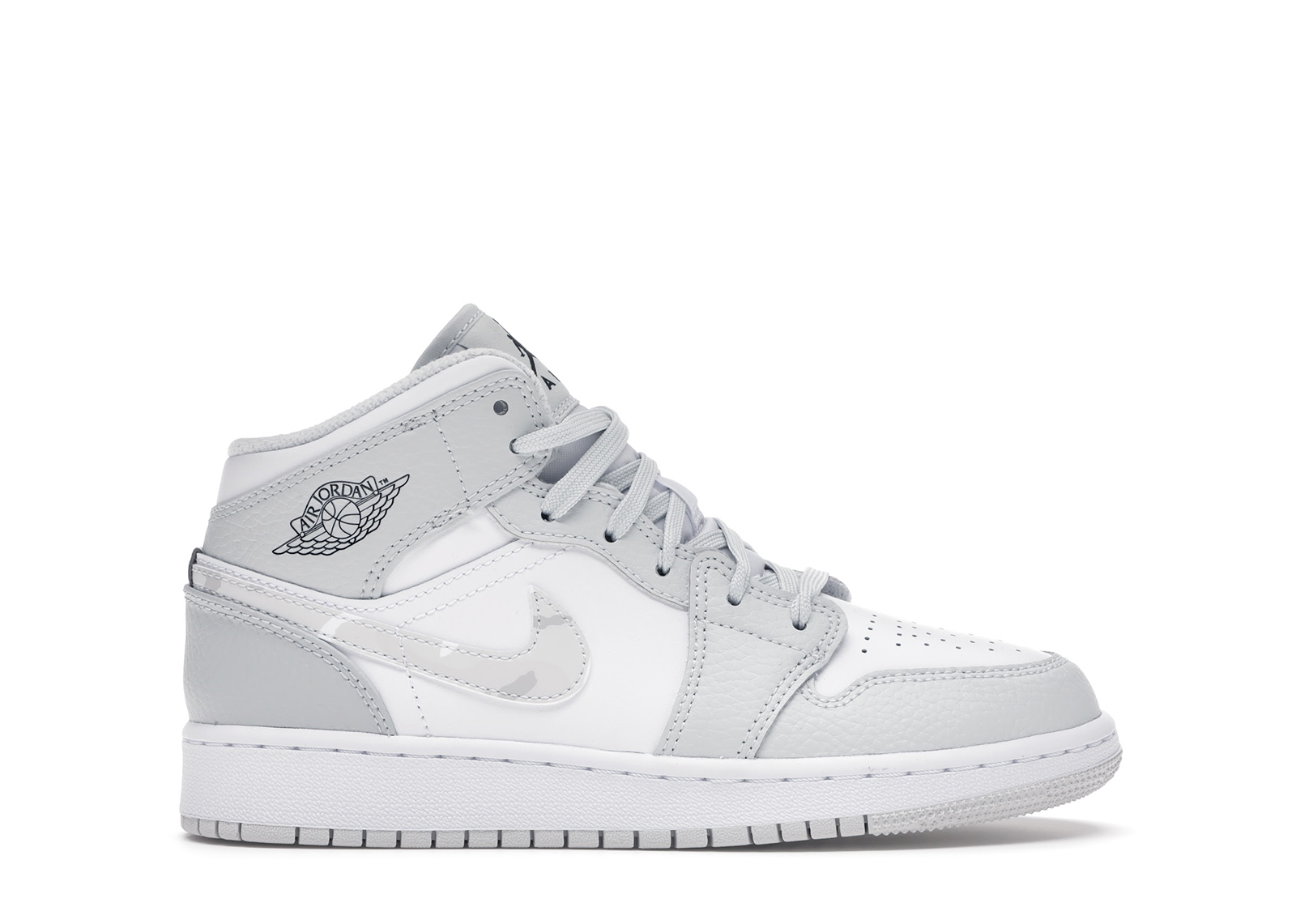 Air Jordan 1 Mid Grey Camo (GS)