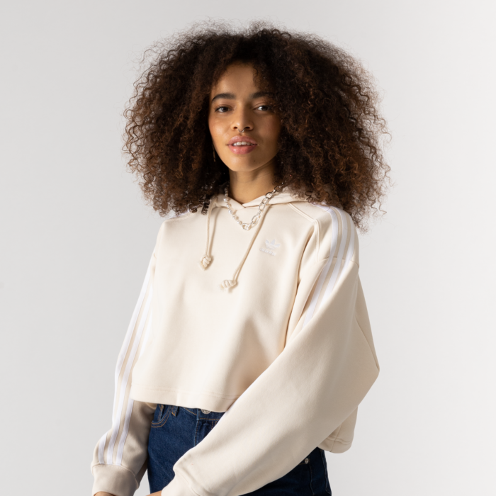 Adidas Originals Hoodie Crop Beige