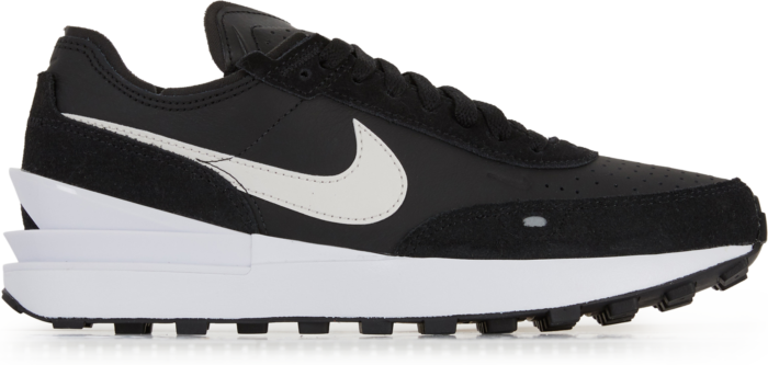 Nike Waffle One Leather Noir/blanc