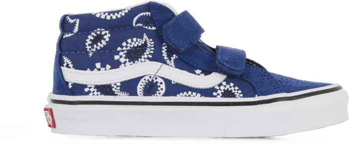 Vans Sk8-mid Check Paisley Bleu/blanc