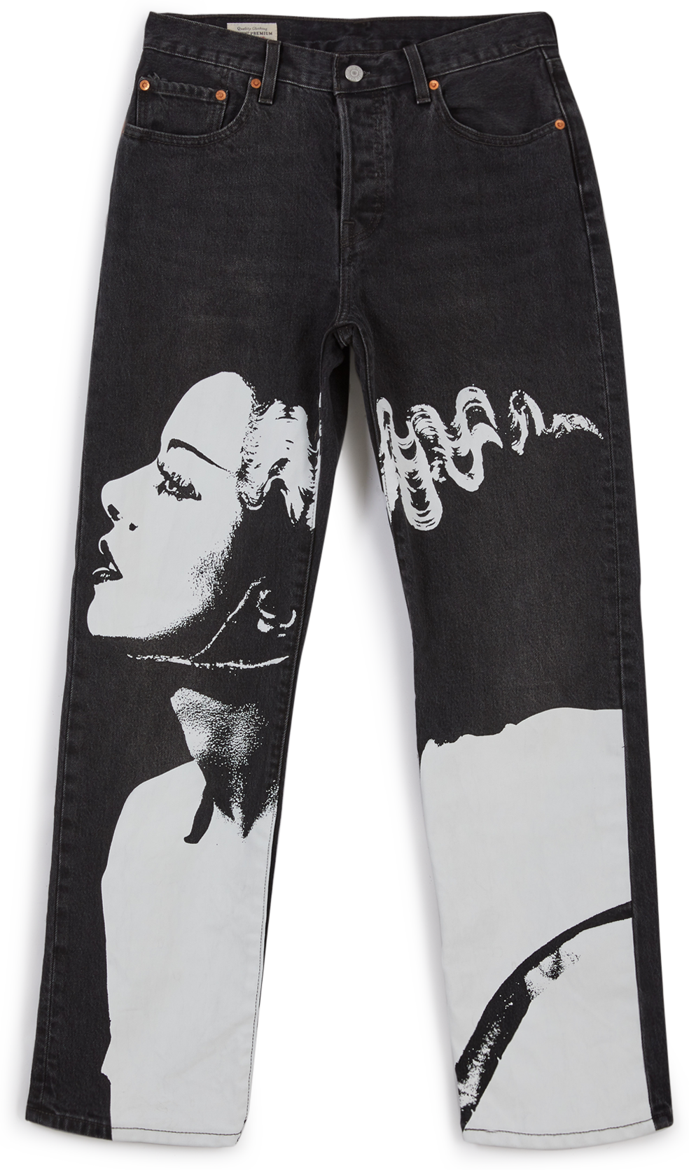 Levis Jeans Monsters Bride Ricky Noir/blanc