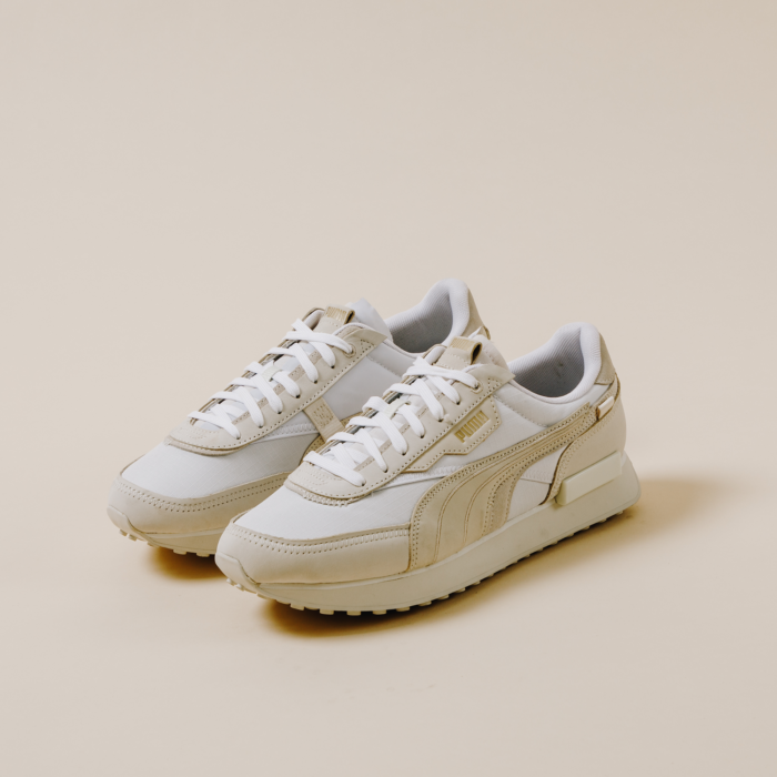 Puma Future Rider Displaced Shade Of Whites Blanc/beige/gris