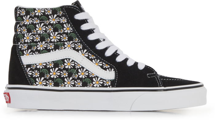 Vans Sk8-hi Daisy Print Noir/blanc/jaune