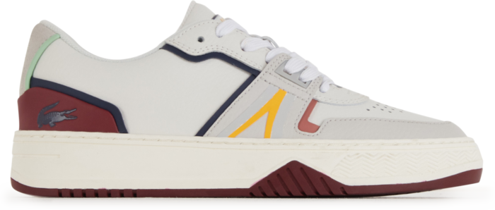 Lacoste L001 Blanc/bordeaux/jaune