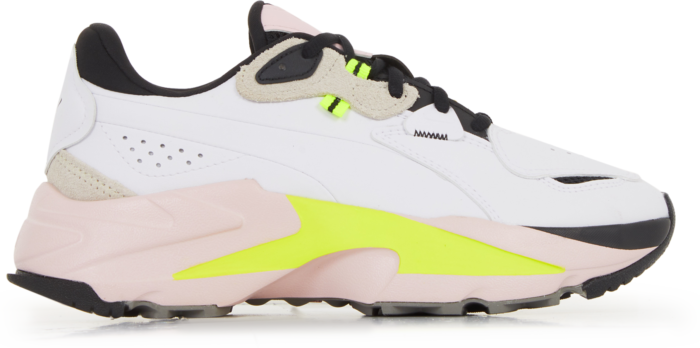 Puma Orkid Blanc/rose/jaune