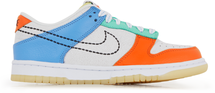 Nike Dunk Low Blanc/multico