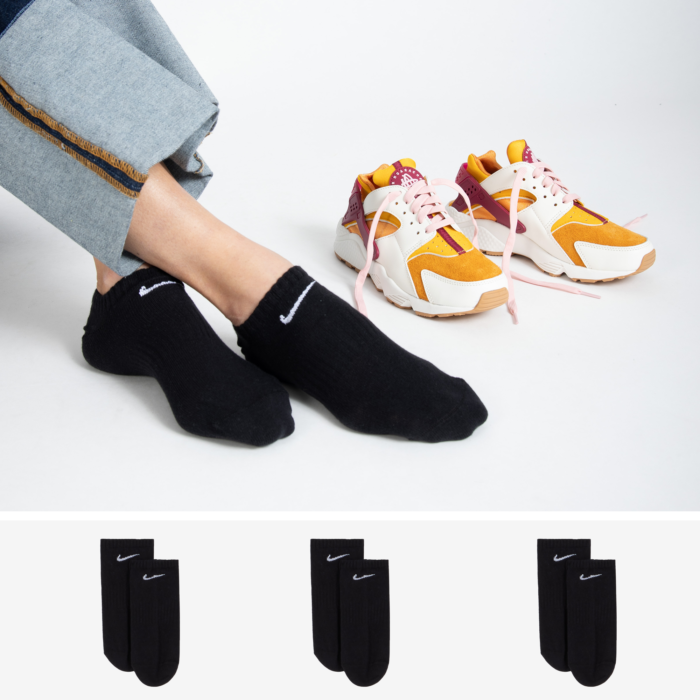 Nike Chaussettes X3 Invisible Noir