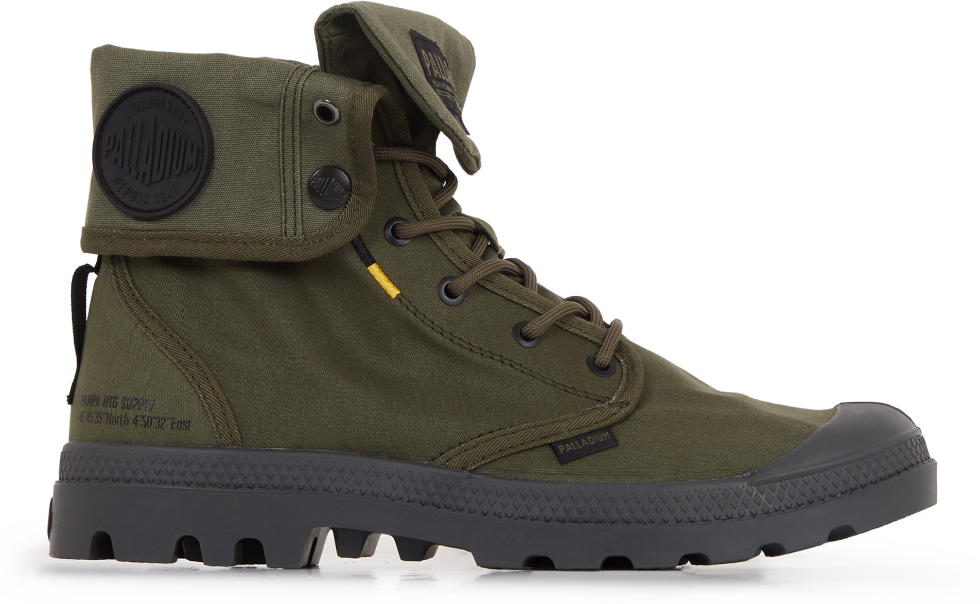 Palladium Pampa Baggy Supply Kaki/noir