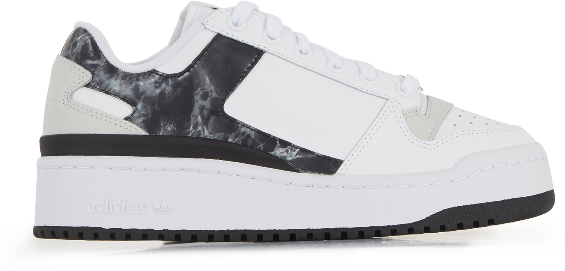 adidas forum bold blanche et noir