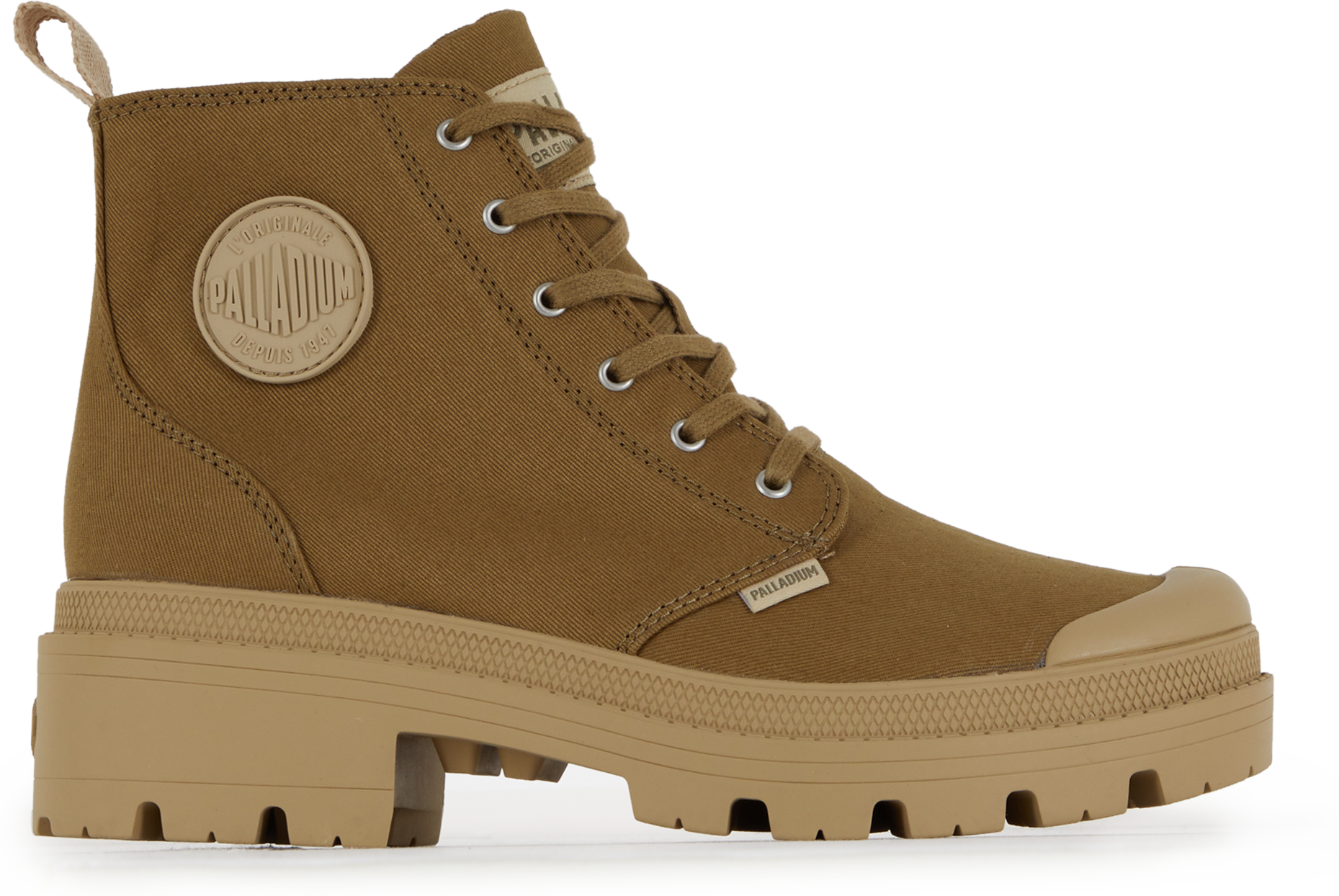 Palladium Pallabase Twill Marron