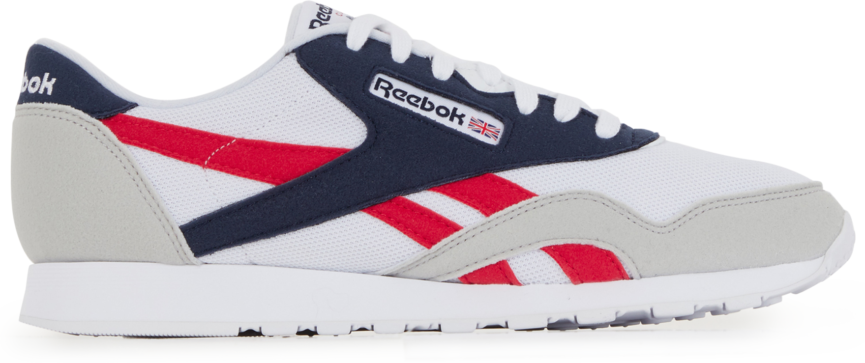 Reebok blanche hotsell bleu rouge