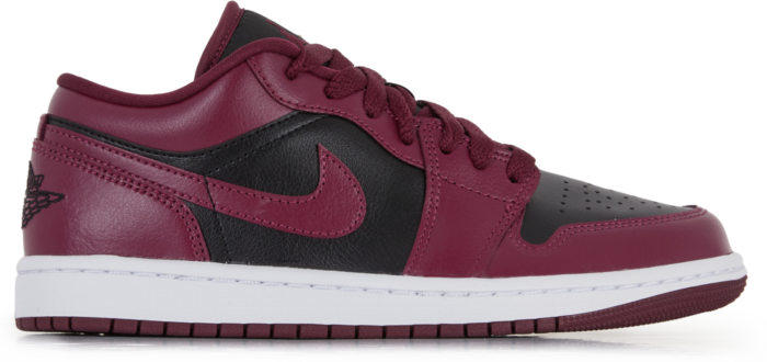 Jordan Air Jordan 1 Low Black Maroon Noir/rouge