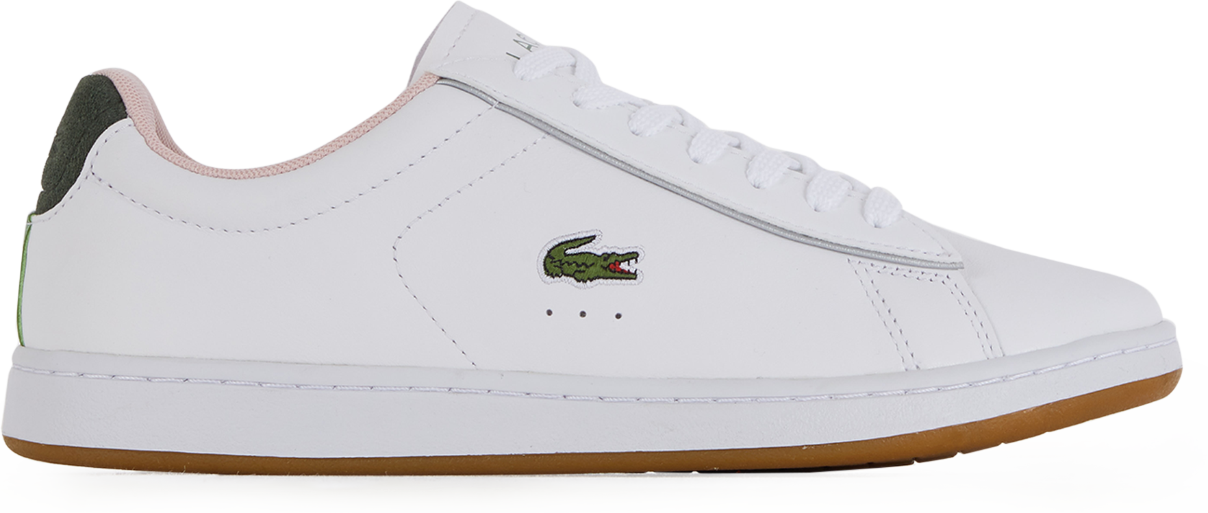 Lacoste Carnaby Evo Piping Blanc/vert