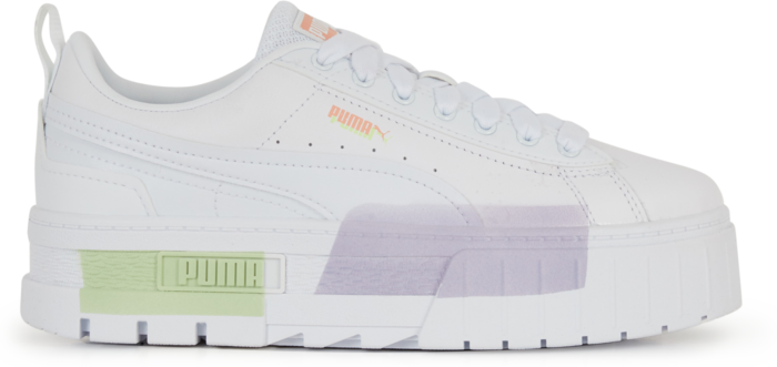 Puma Mayze Mismatch Blanc/lilas/vert