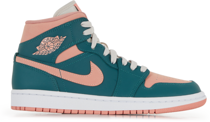 Jordan Air Jordan 1 Mid Dark Teal Rose/vert