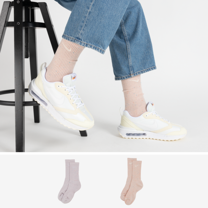Nike Chaussettes X2 Crew Cushioned Rose/violet
