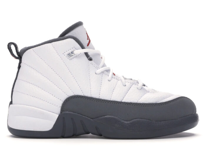 Air Jordan 12 Retro White Dark Grey (PS)