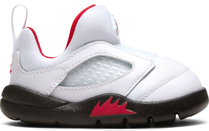 Air Jordan 5 Retro Little Flex White Black University Red (TD)