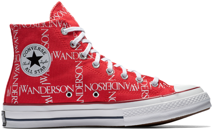 Converse Chuck Taylor All-Star 70 Hi Grid JW Anderson Red