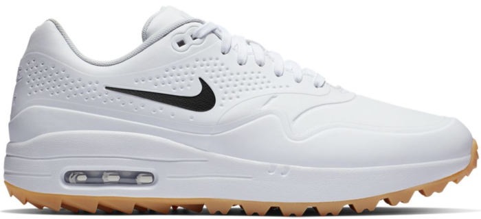 Nike Air Max 1 Golf White Gum Black Swoosh