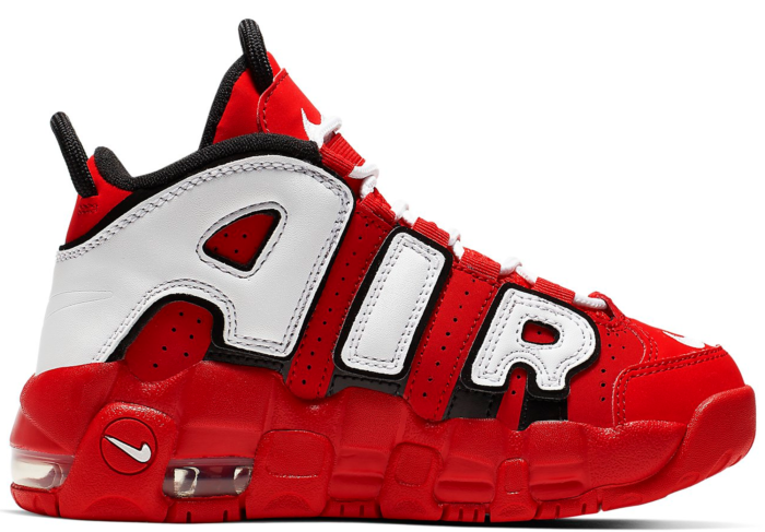 Nike Air More Uptempo University Red Black White (PS)