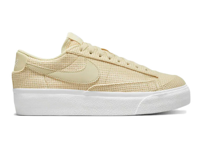 Nike Blazer Low Platform Woven Fossil (W)